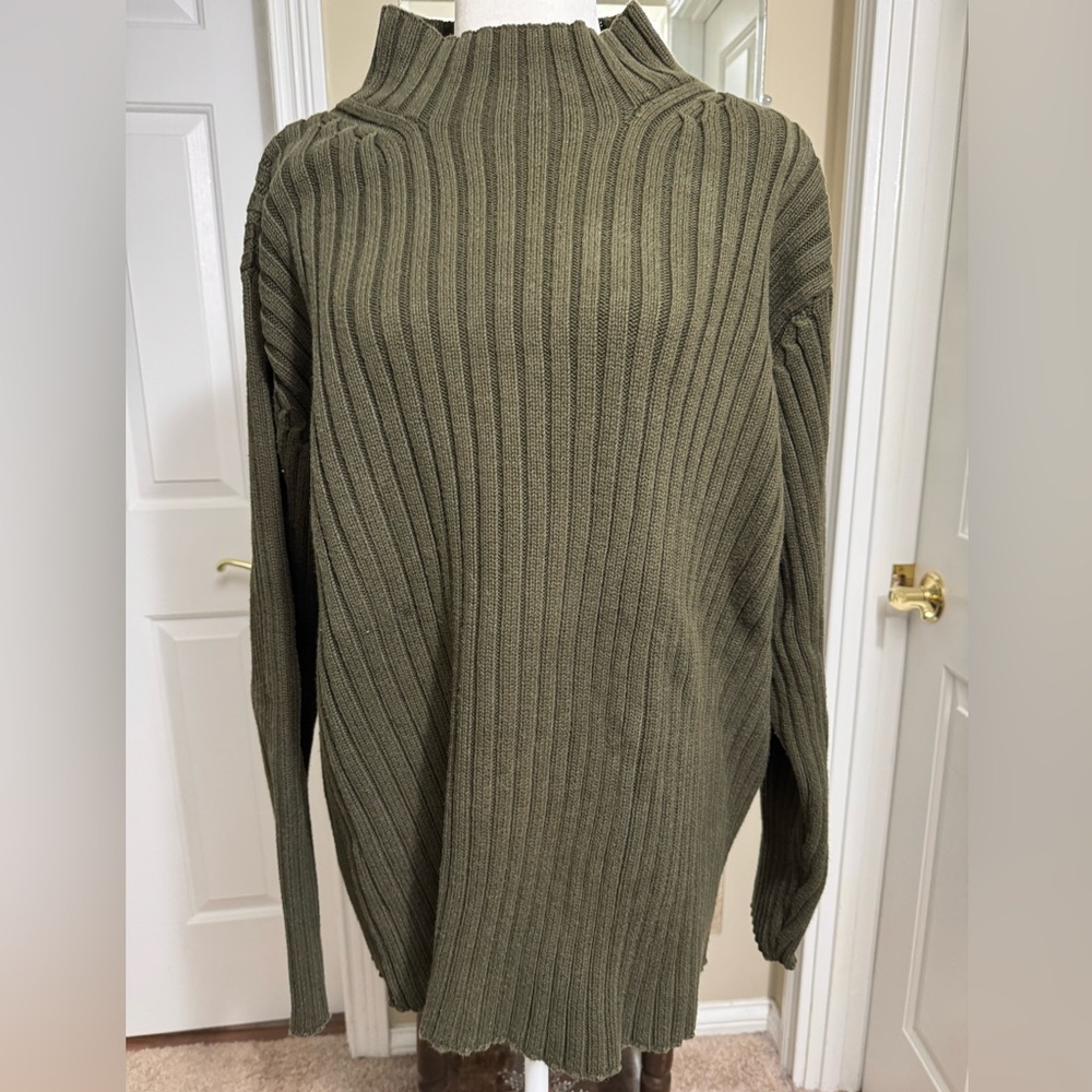 Ralph Lauren Olive Green Turtleneck Sweater